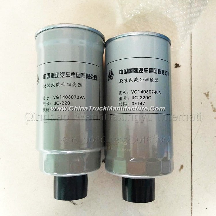 Truck Parts Sinotruk Spare Parts, HOWO Oil Filter Assembly Vg6100007005