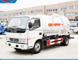 Dongfeng 4X2 4cbm Vacuum Sewage Suction Tank Truck
