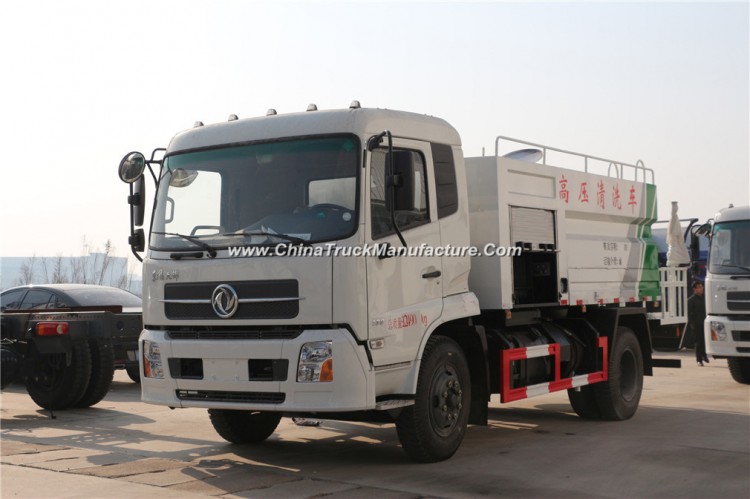 Dongfeng 4X2 Mini Sewage Truck vacuum Pump Special Cleaning Truck