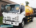 Isuzu Vacuum Sewage Suction Truck 5000 Liters Septic Tank Sewer Cleaning Sludge Tank Fecal Waste Sew