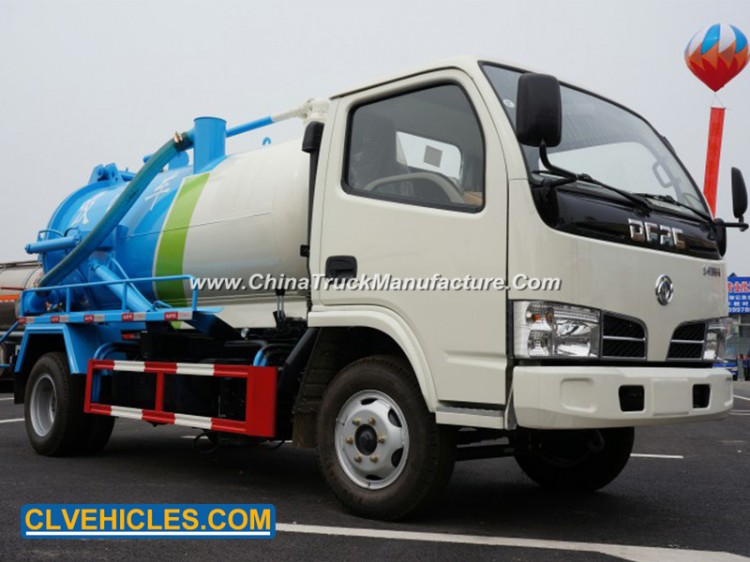 Dongfeng 5000liters Sewage Suction Vacuum Fecal Truck