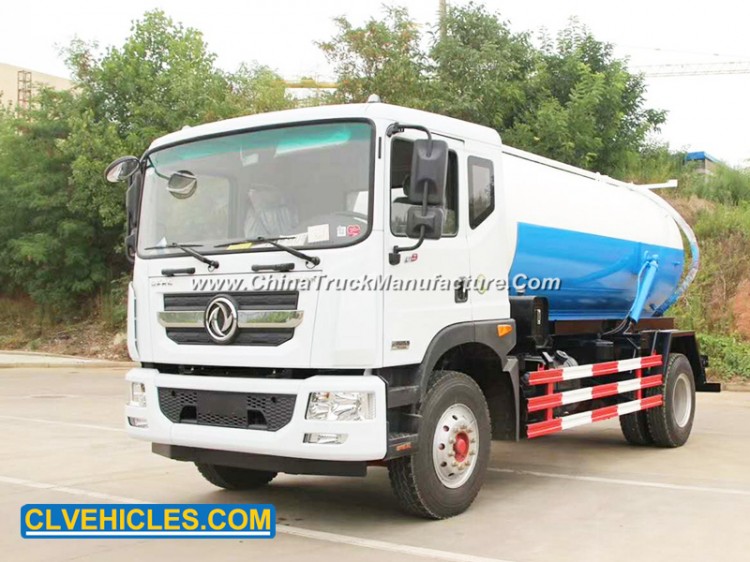 Dongfeng 10cbm 6wheeler High Pressure Vacuum Sewage Suction Truck