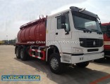 HOWO 18cbm 10wheeler Waste Vacuum Cleaning Tanker Truck
