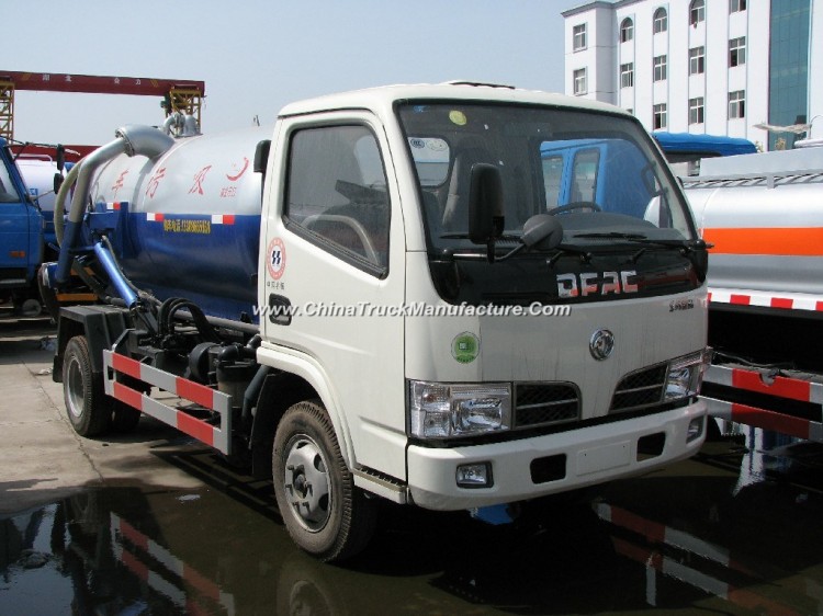 Dongfeng Diesel Engine 4X2 6000L Mini Sewage/Fecal Suction Truck