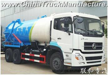 Dongfeng 15-18cbm 6X4 Vacuum Sewage Suction Jetting Truck