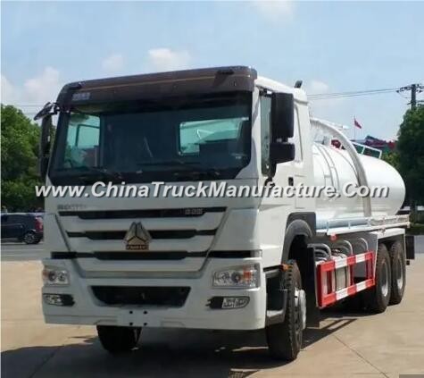 Customizable Sino HOWO 10wheels 500-1800L Sewage Suction Vacuum Truck