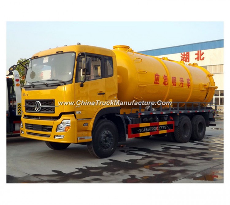 China Supplier Dongfeng 6X4 Left Hand Drive 12000L-16000L Sewage Suction Truck Price