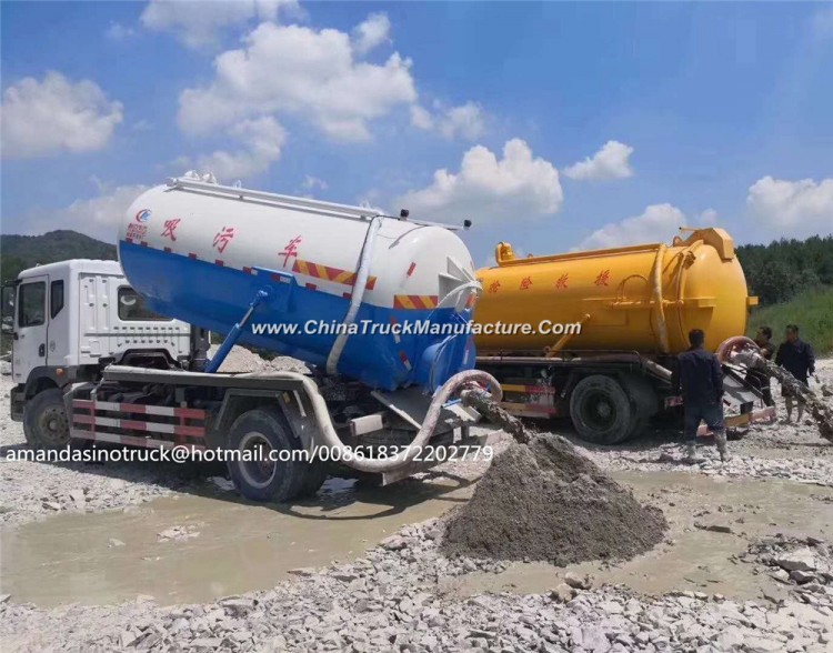 New Product Factory Direct 8 Cubic Meters Vacuum Sewage Suction Tanker Truck