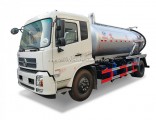 Dongfeng 4X2 Right Hand Drive Vacuum Truck Sewage Suction 8m3