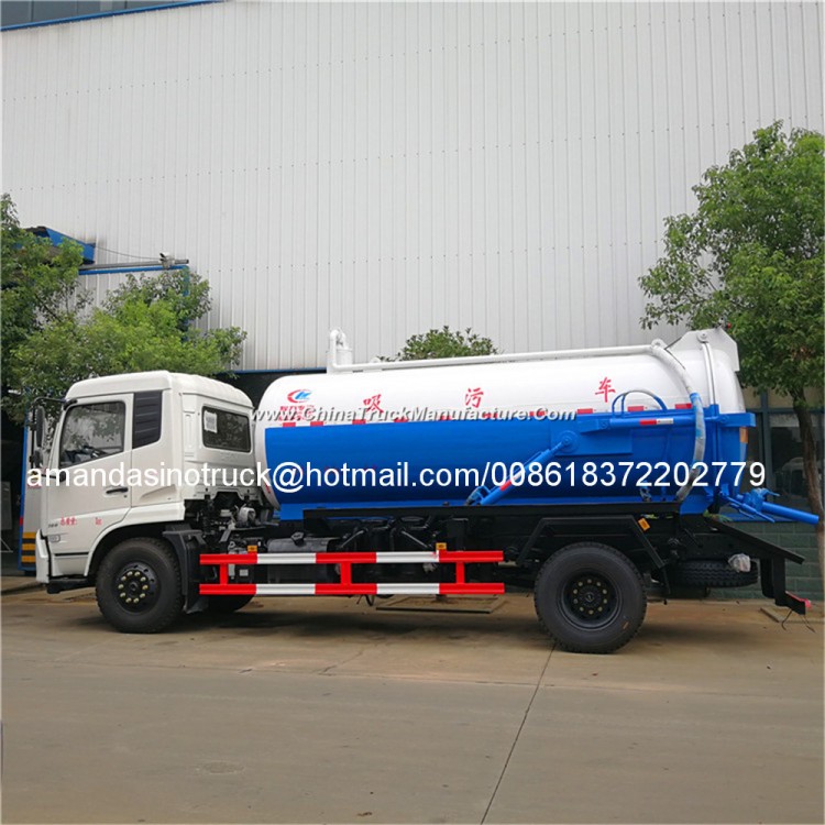 Chengli Special Automobile 6cbm Sewage Suction Truck with Sludge Suction Pump