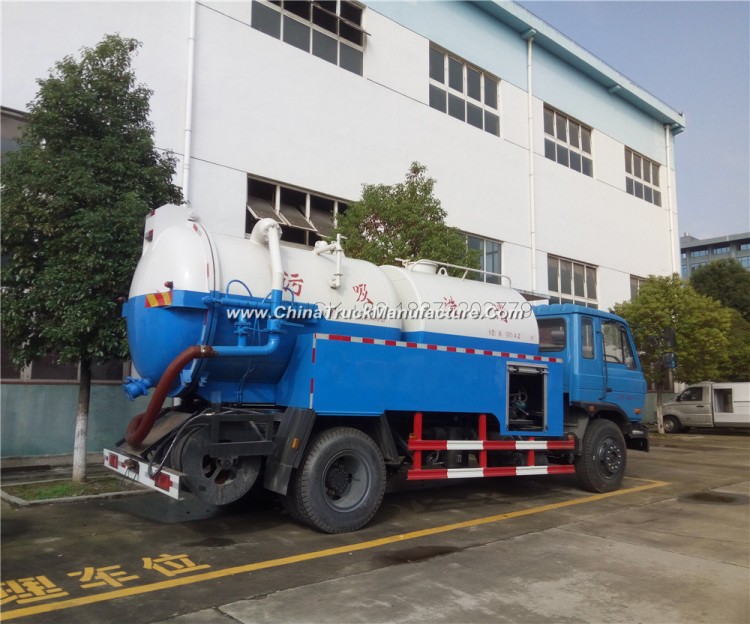 Clw Heavy Duty Separate Tank for Clear and Dirty Water Dongfeng 8000L Tanker Truck