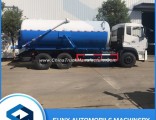 15 Cubic Meters 18000L 20ton Sewage Suction Tank with Hydraulic Lifting Function