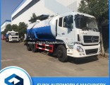 Dongfeng 18cbm Sewage Vacuum Suction Truck with Hydraulic Lifting
