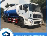 Dongfeng 10 Wheeler 18cbm Vacuum Suction Sewage Pump Tank Truck