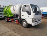 Factory Price Isuzu 2-4cbm Vacuum Sewage Suction Tank Truck