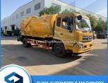 4X2 Factory Price Widely Used Dongfeng 10000 Liters 190HP Vacuum Sewage Suction Tank Truck Fecal Suc