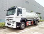 Sino HOWO 12cbm 4X2 266HP Vacuum Sewage Suction Truck