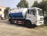 4X2 10000L Vacuum Sludge Sewage Suction Tank Truck with Boom