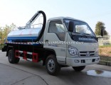 Foton Mini 4X2 3m3 Vacuum Sewage Fecal Suction Tank Truck