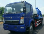 6 Wheel 8, 000liters Sinotruk HOWO Fecal Sewage Suction Trucks