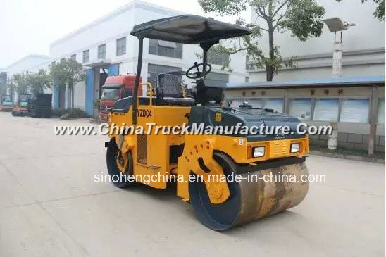 4 Ton Oscillatory Vibratory Road Roller with Double Drum Yzdc4