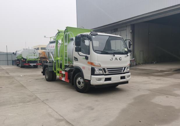 JAC New or Used 4x2 5 Cubic Meters Kitchen Trash Truck Picture