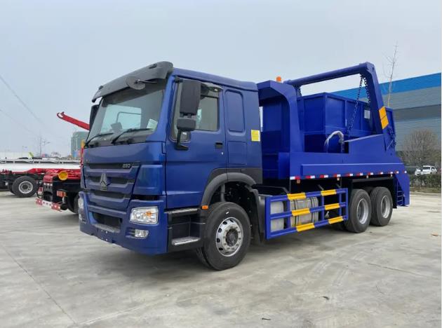 SINOTRUK HOWO 6x4 10m3 Side Load Garbage Truck