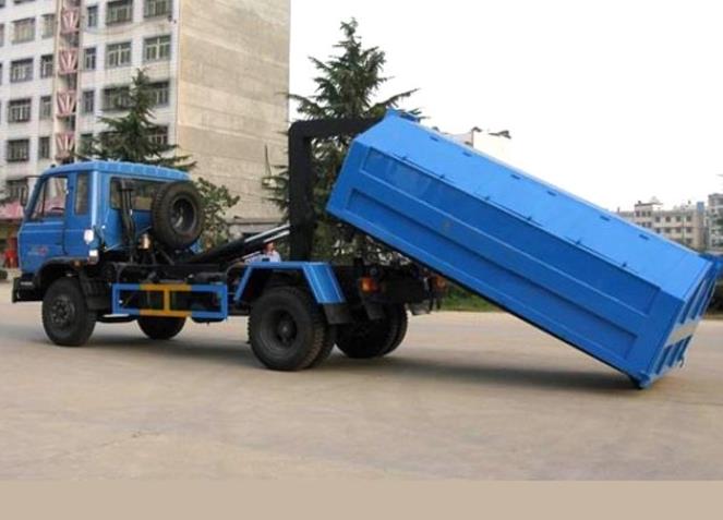 DONGFENG 4X2 8 TON 10CBM Hook Lift Garbage Truck Picture