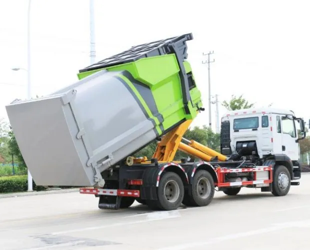 Sinotruk HOWO 6x4 15m3 Hook Lift Arms Garbage Truck Picture