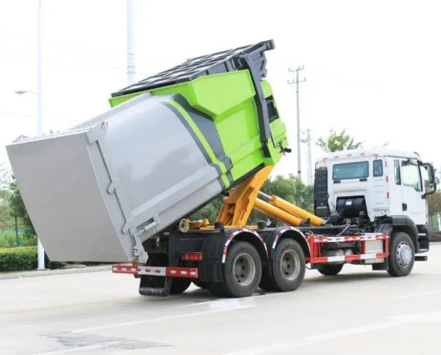 Sinotruk HOWO 6x4 15m3 Hook Lift Arms Garbage Truck Picture