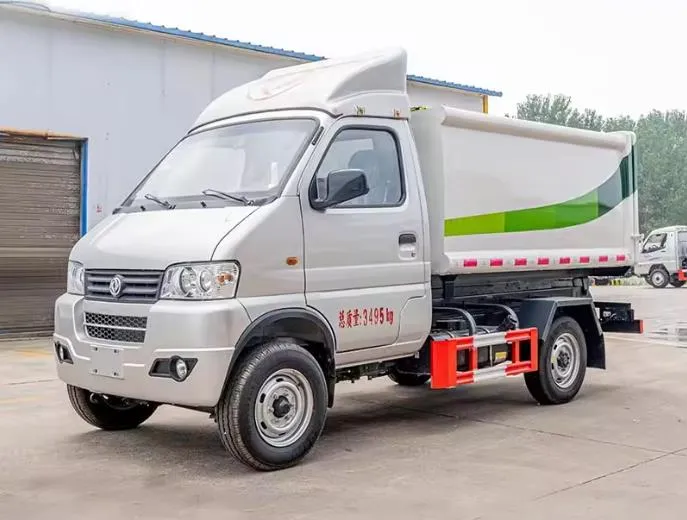 dongfeng automated side loader compactor garbage collection truck