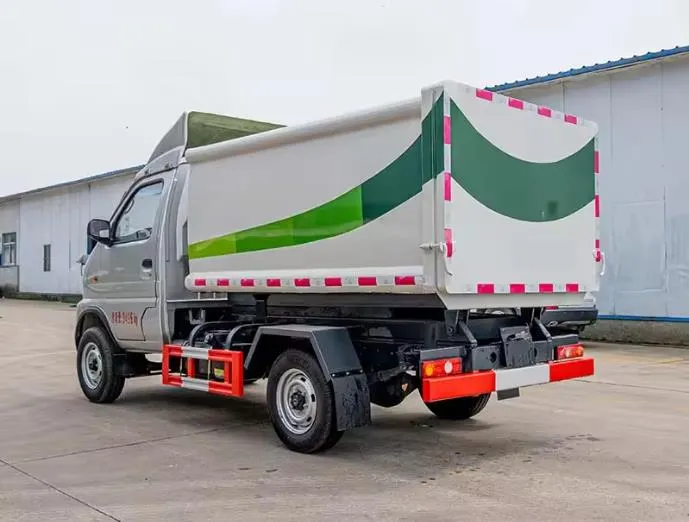 dongfeng automated side loader compactor garbage collection truck Picture