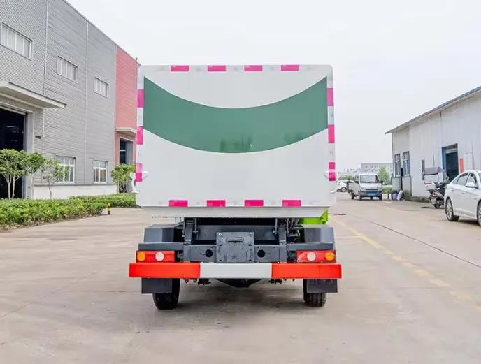 dongfeng automated side loader compactor garbage collection truck Picture