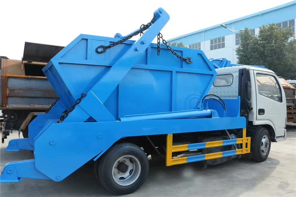 Dongfeng 4x2 3000L swing arm garbage truck Picture