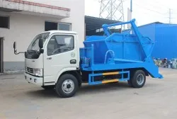 Dongfeng 4x2 3000L swing arm garbage truck