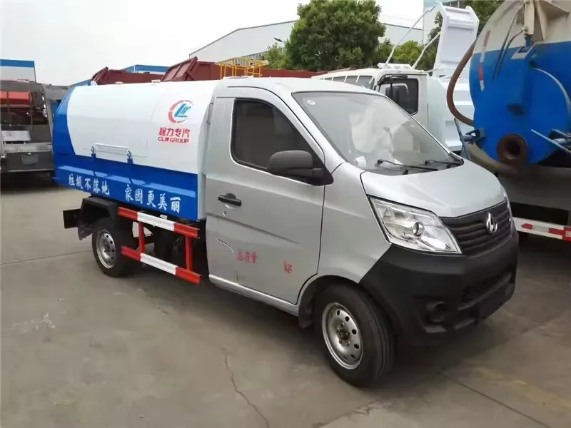 3m3 small Hook Lift Garbage Truck