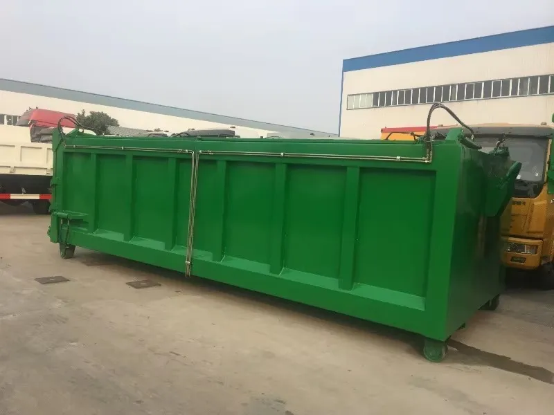 Dongfeng Tianjin 4x2 12cbm Hook Lift Garbage Truck Picture