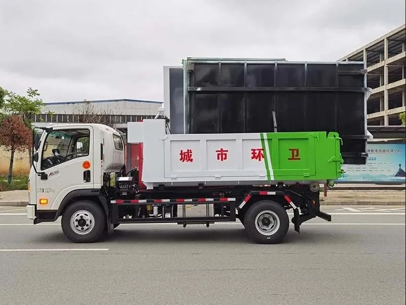 Dayun 4x2 7cbm Hook Lift Garbage Truck Picture