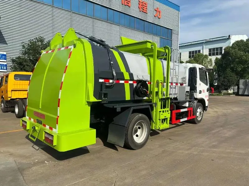 8cbm Hermetic Side Loading Kitchen Food Waste Collection Garbage Truck Picture