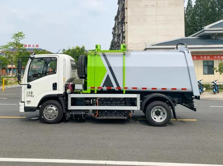 Byd Electrical Battery Side Loading Compression Garbage Truck Picture