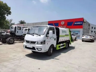 DongFeng 3cbm mini garbage compactor truck