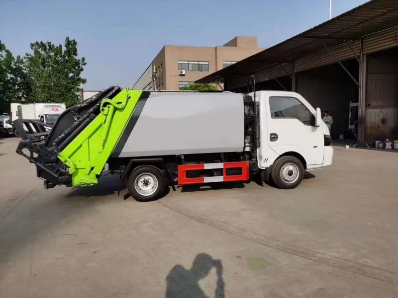 DongFeng 3cbm mini garbage compactor truck Picture