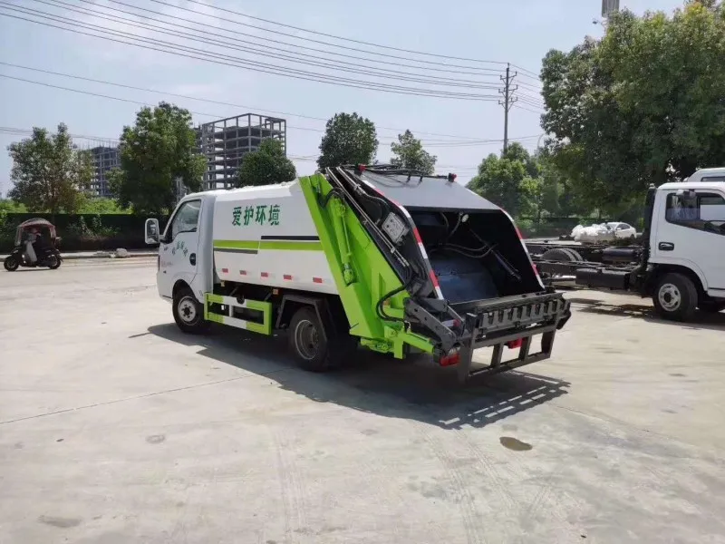 DongFeng 3cbm mini garbage compactor truck Picture