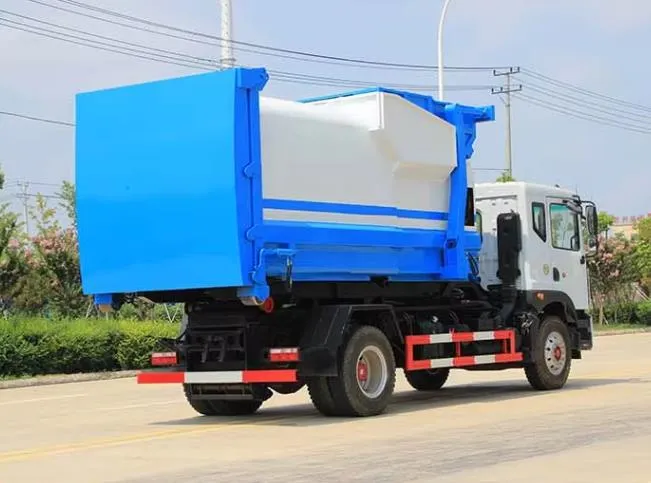 DongFeng new or used 10cbm hook lift arm refuse collection garbage truck Picture