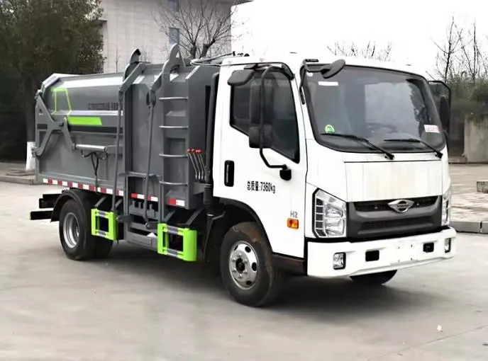 FOTON 4x2 5m3 side loading garbage truck Picture