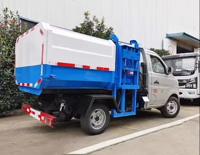 ChangAn 4x2 side loader garbage can cleaning truck Picture