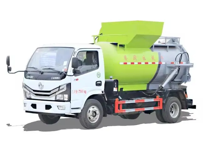 dongfeng 5000 liters kitchen waste collection garbage truck Picture