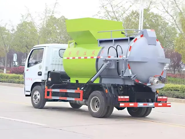 dongfeng 5000 liters kitchen waste collection garbage truck Picture