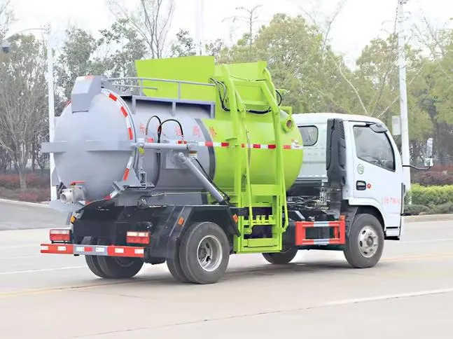 dongfeng 5000 liters kitchen waste collection garbage truck Picture