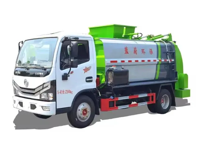 dongfeng new or used 6 cbm kitchen garbage truck Picture